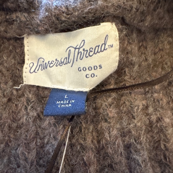 NWT! Universal Thread Cozy Brown Cardigan  Sizes L and XL - Picture 3 of 6
